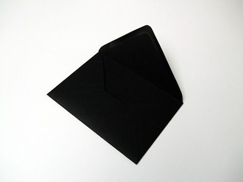 envelop zwart 11 x 15